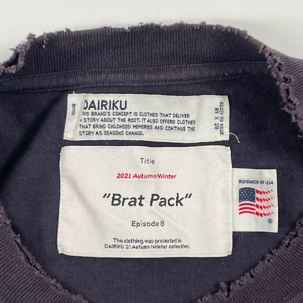 DAIRIKU / Brat pack Spangle Tee 参考定価：23,000+tax SIZE:FREE