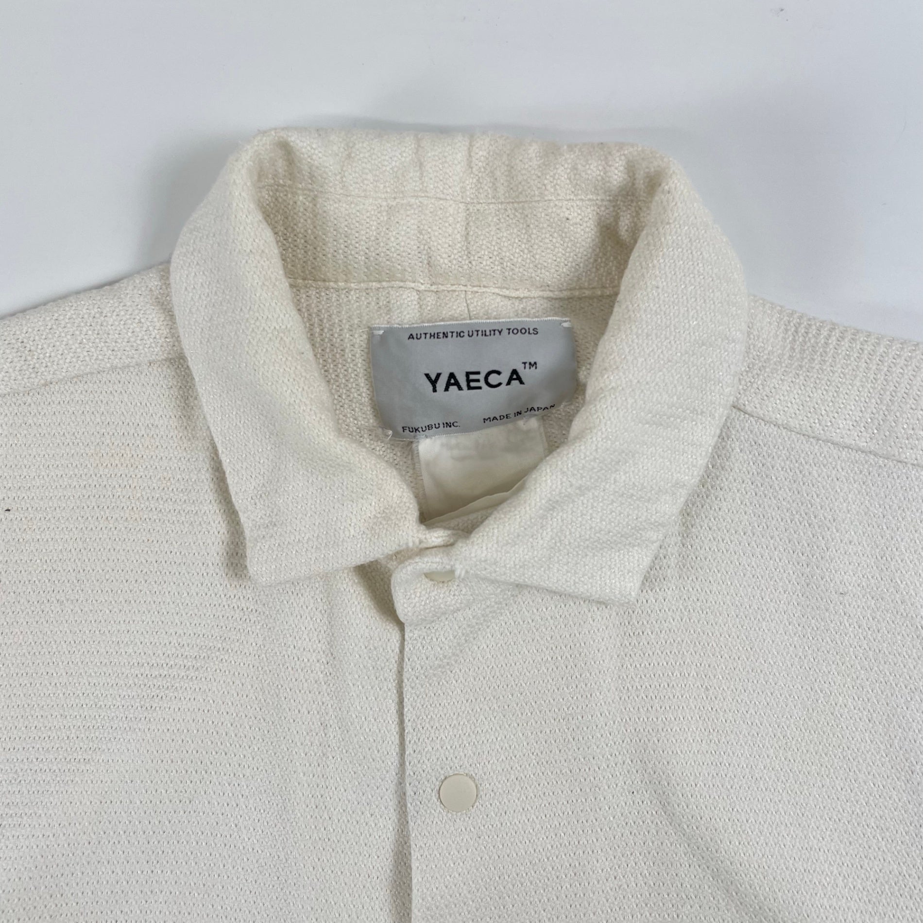 YAECA / サーマルスナップシャツ 参考定価：22,000程度 SIZE:M程度