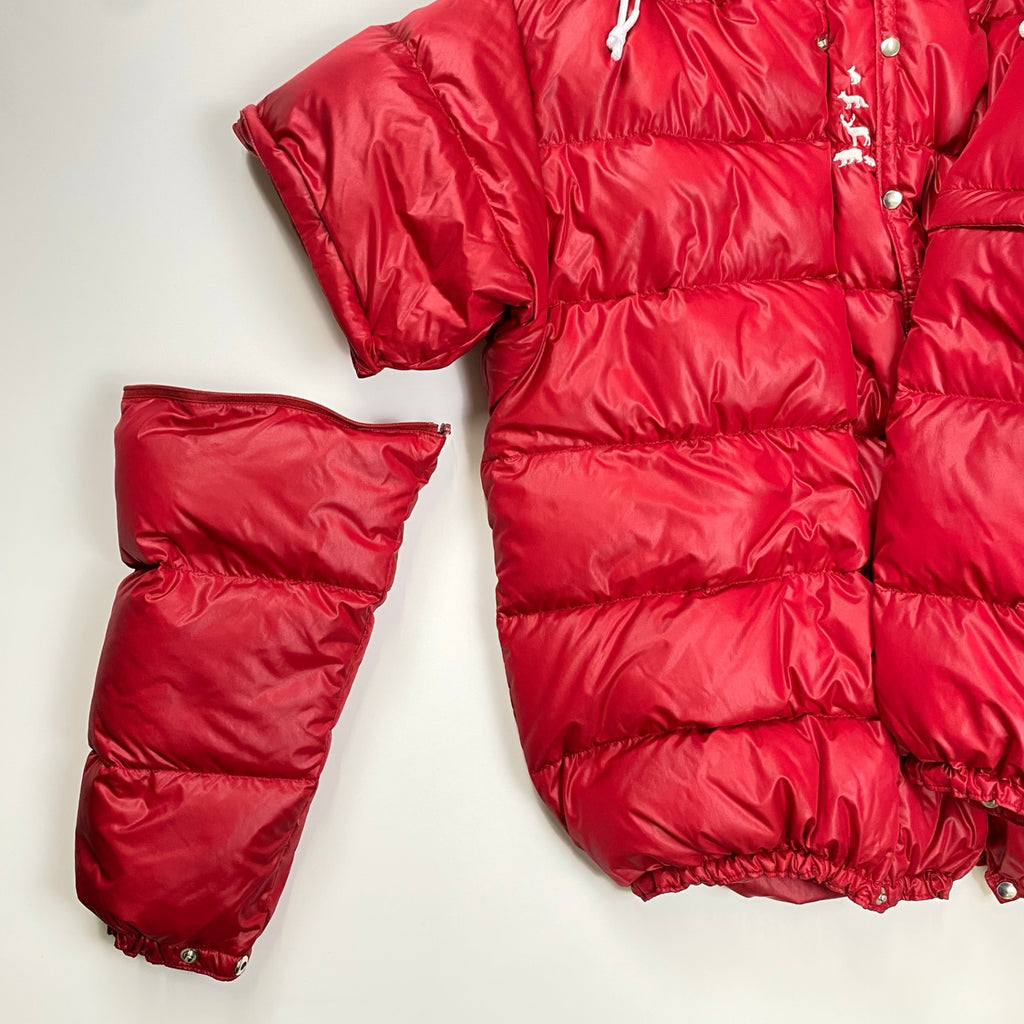 MOUNTAIN RESEARCH × BEAMS PLUS / 別注 Folks Puff Jacket ダウンジャケット タグ付 バーガンディ 参考定価：90,000+tax SIZE:M