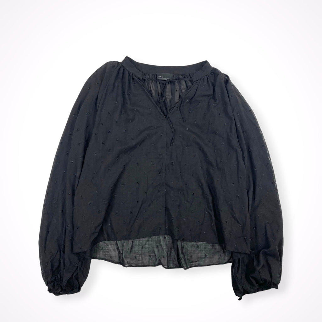 TICCA / ドットキーネックブラウス 参考定価：30,000程度 SIZE:FREE