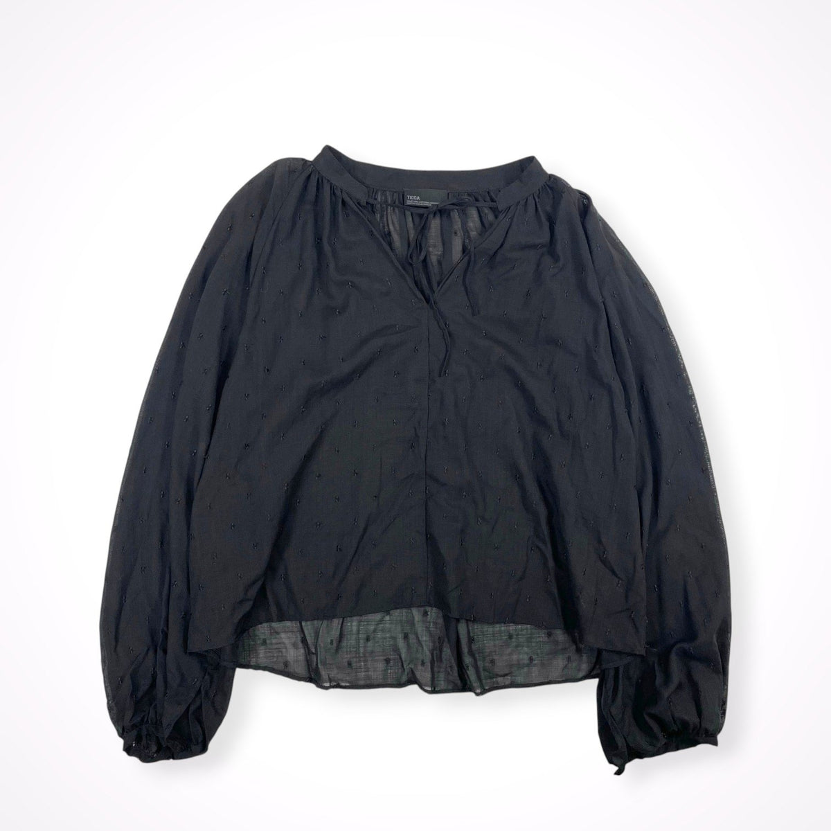 TICCA / ドットキーネックブラウス 参考定価：30,000程度 SIZE:FREE