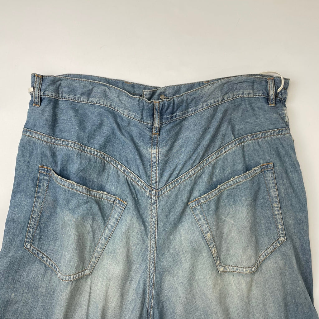 Maison MIHARA YASUHIRO / 再構築ドレープデニムスカート SIZE:36