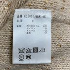 Curensology カレンソロジー / スパングルショートカーディガン 美品 参考定価：23,000+tax SIZE:FREE