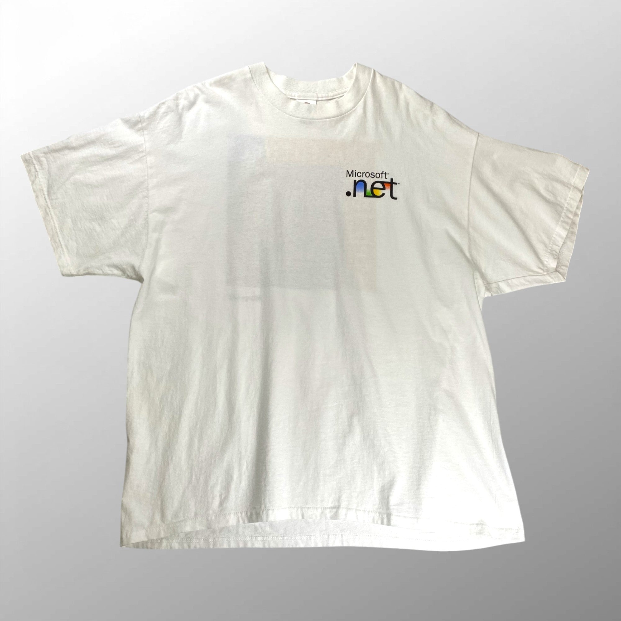 00s VINTAGE / Microsoft .net TEE Tシャツ 企業モノ 両面プリント SIZE:XL