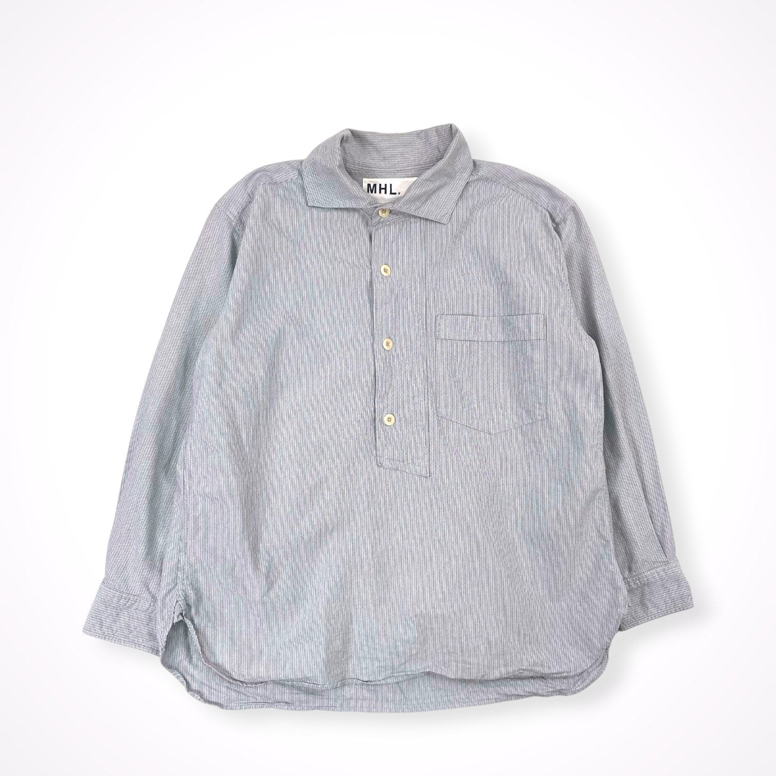 MHL. / 日本製コットンプルオーバーシャツ 参考定価：24,000程度 SIZE：2