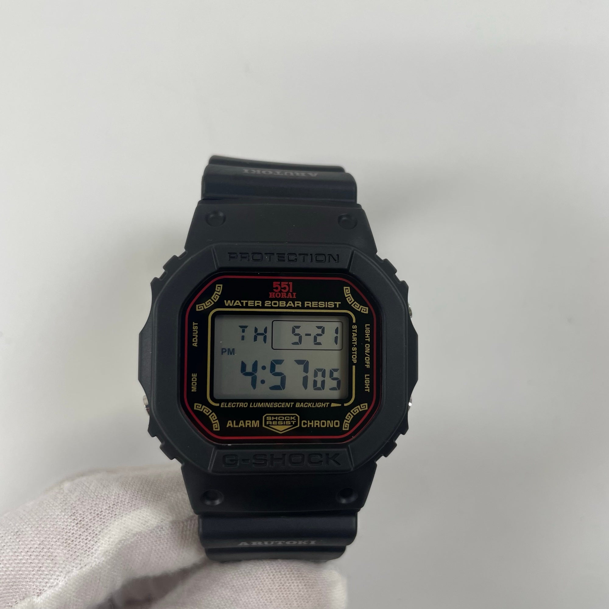 551蓬莱×G-SHOCK / 未使用品 75周年記念 コラボリストウォッチ
