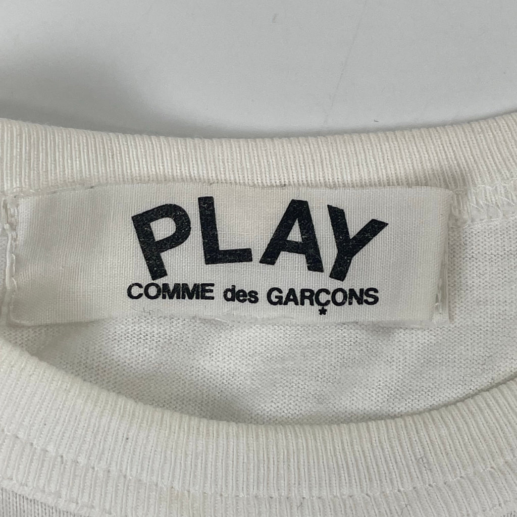PLAY COMME des GARCONS / ハート＆ラインストーン Tシャツ AD2009 SIZE:S