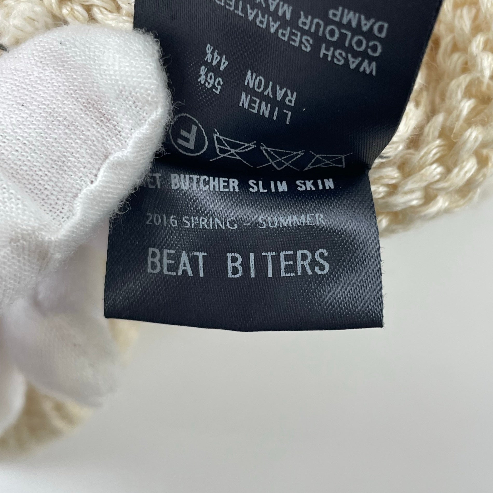 DIET BUTCHER SLIM SKIN / ブロークンニット 参考定価：35,000程度 SIZE:2