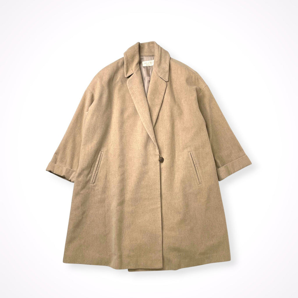 FAIRE LA SAISON / PIACENZAカシミヤ ソフトビッグコート 参考定価：200,000程度 SIZE：42(FREE)
