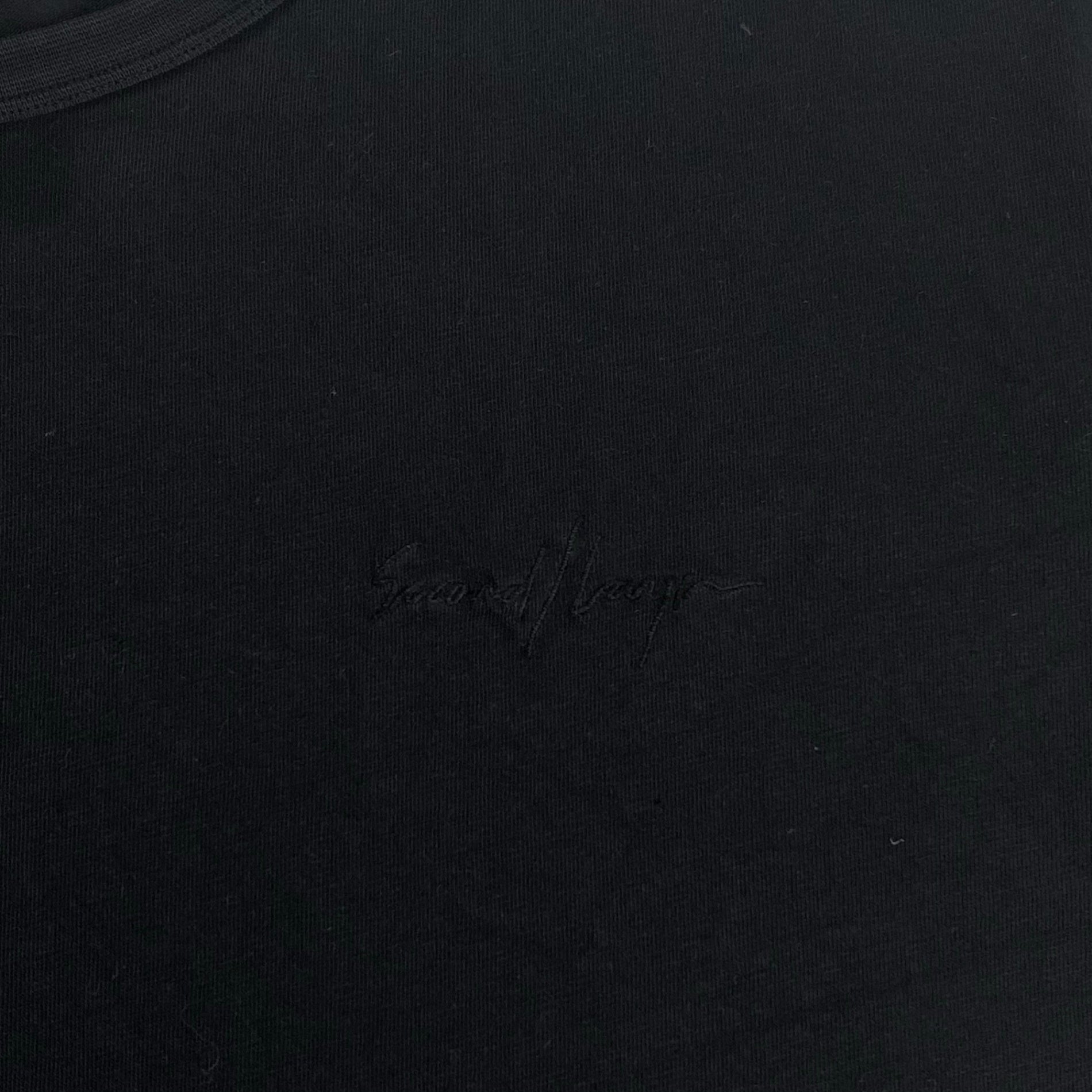 Second Layer セカンドレイヤー / CORE MINI TEE 刺繍ロゴ Tシャツ SIZE:XL