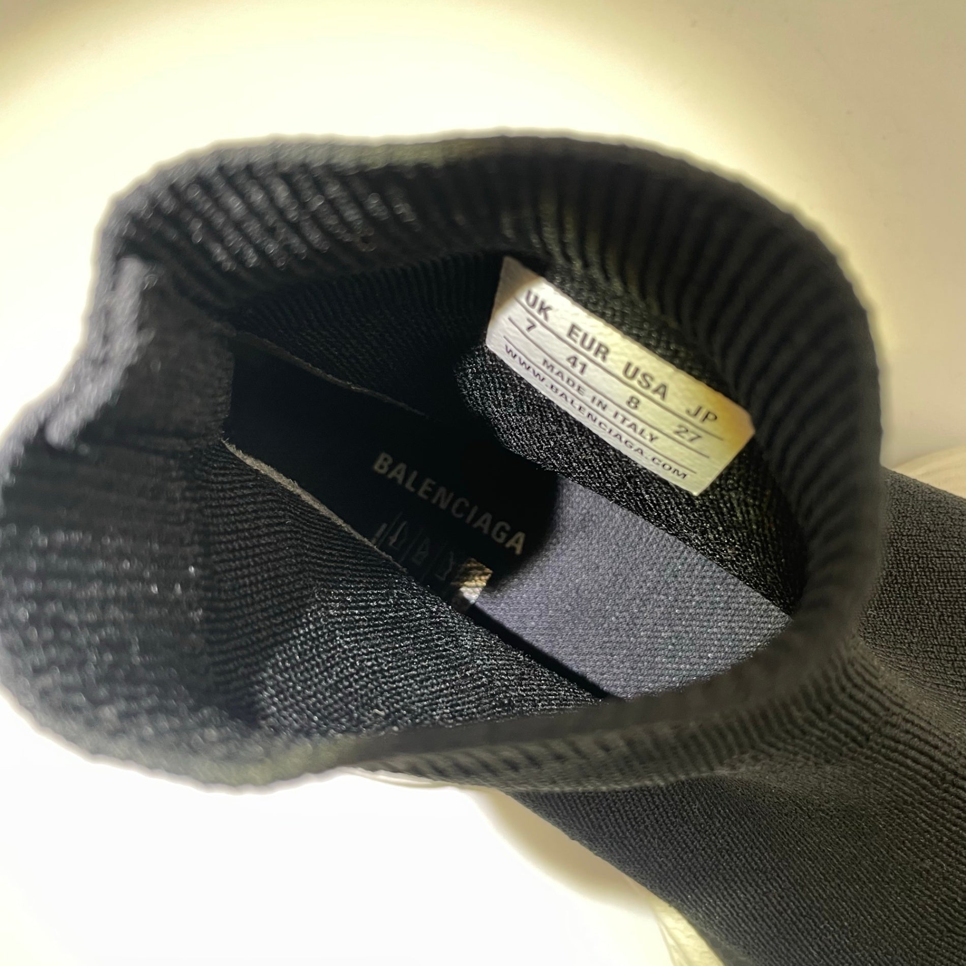 BALENCIAGA バレンシアガ / 3XLソックススニーカー 試着程度 参考定価：150,000程度 SIZE:27cm