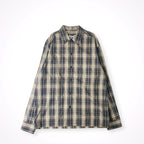 GREASER / シャドーチェックシャツ 参考定価：18,000程度 SIZE:XL