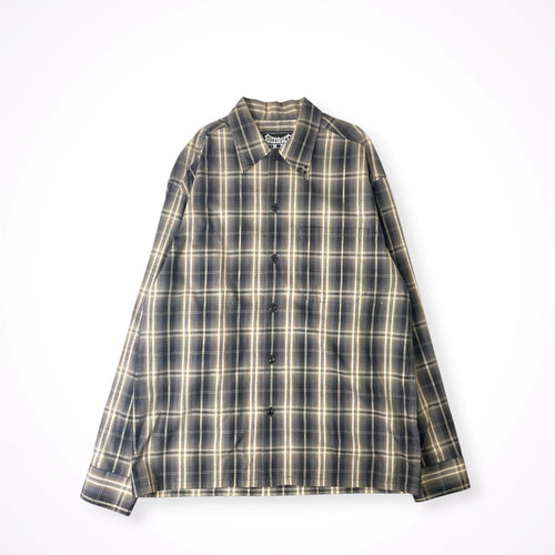 GREASER / シャドーチェックシャツ 参考定価：18,000程度 SIZE:XL