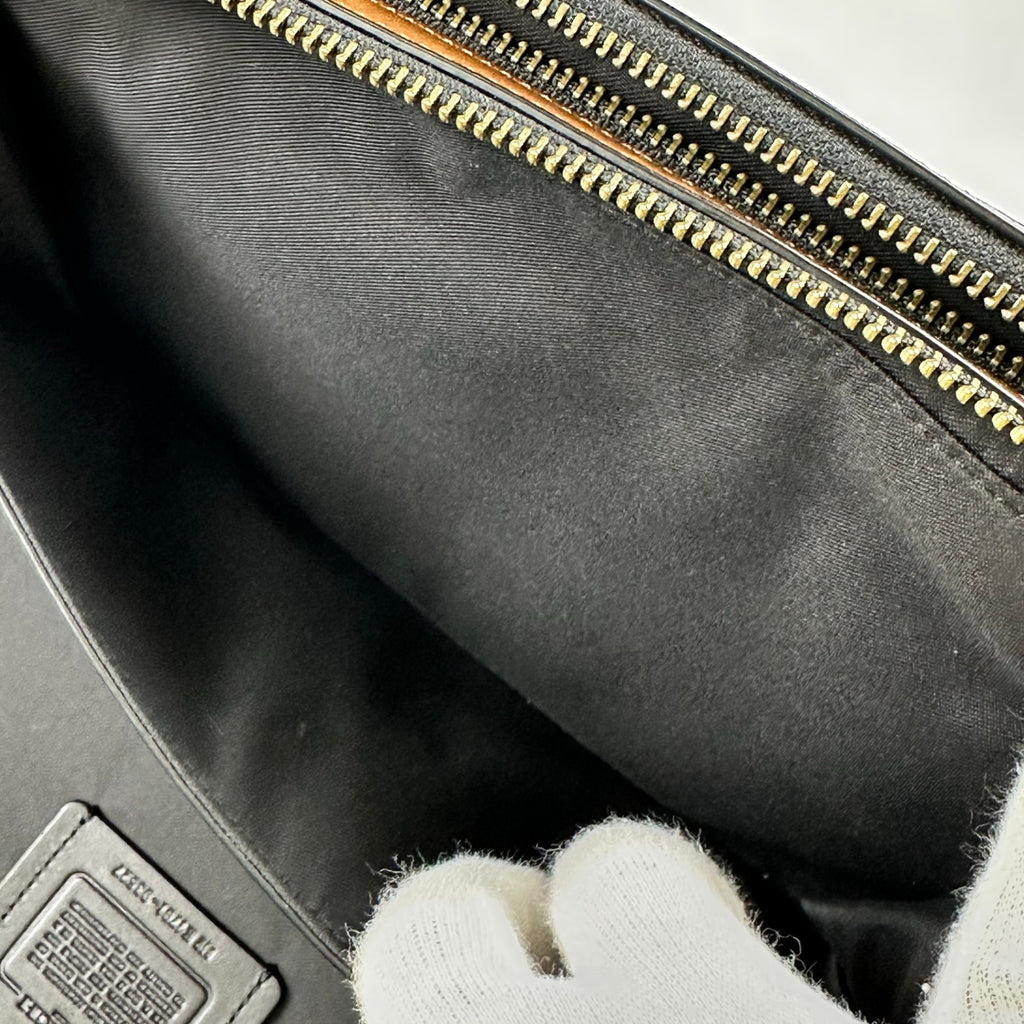 COACH コーチ / オールレザー セカンドバッグ クラッチバッグ 93527