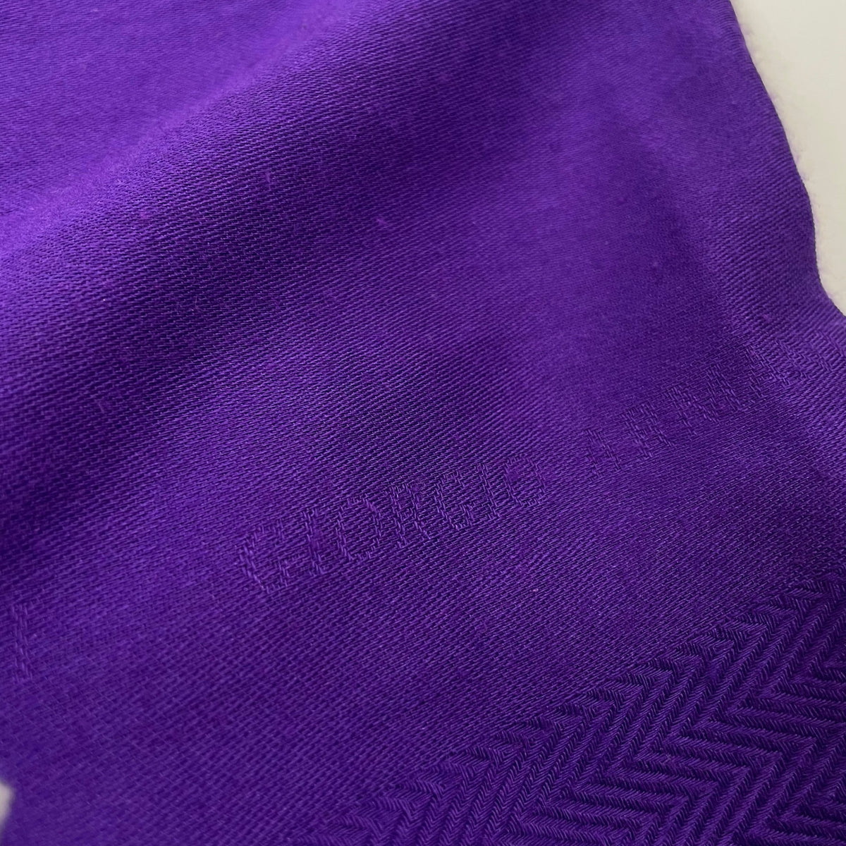GIORGIO ARMANI / ウール×シルク ヘリンボーンストール 参考定価：60,000程度
