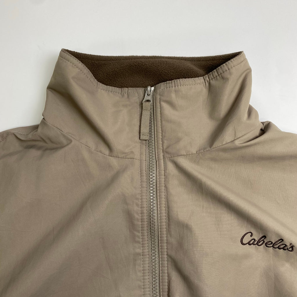 Cabela's カベラス / 古着 アウトドア ジップアップジャケット ベージュ SIZE：M