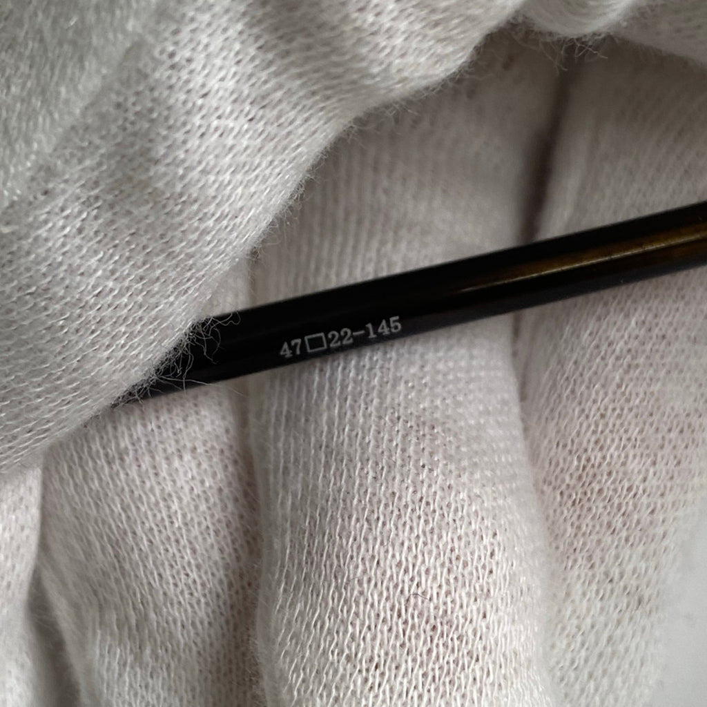 金子眼鏡 メタルシリーズ / 跳ね上げ2ブリッジ 度なしクリアレンズ 47□22-146 参考定価：60,000+tax