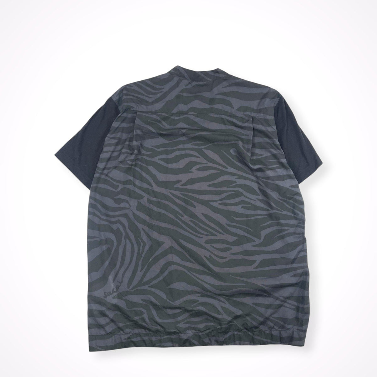 sacai / ゼブラ柄切替ポケットTシャツ 参考定価：45,000程度 SIZE:2
