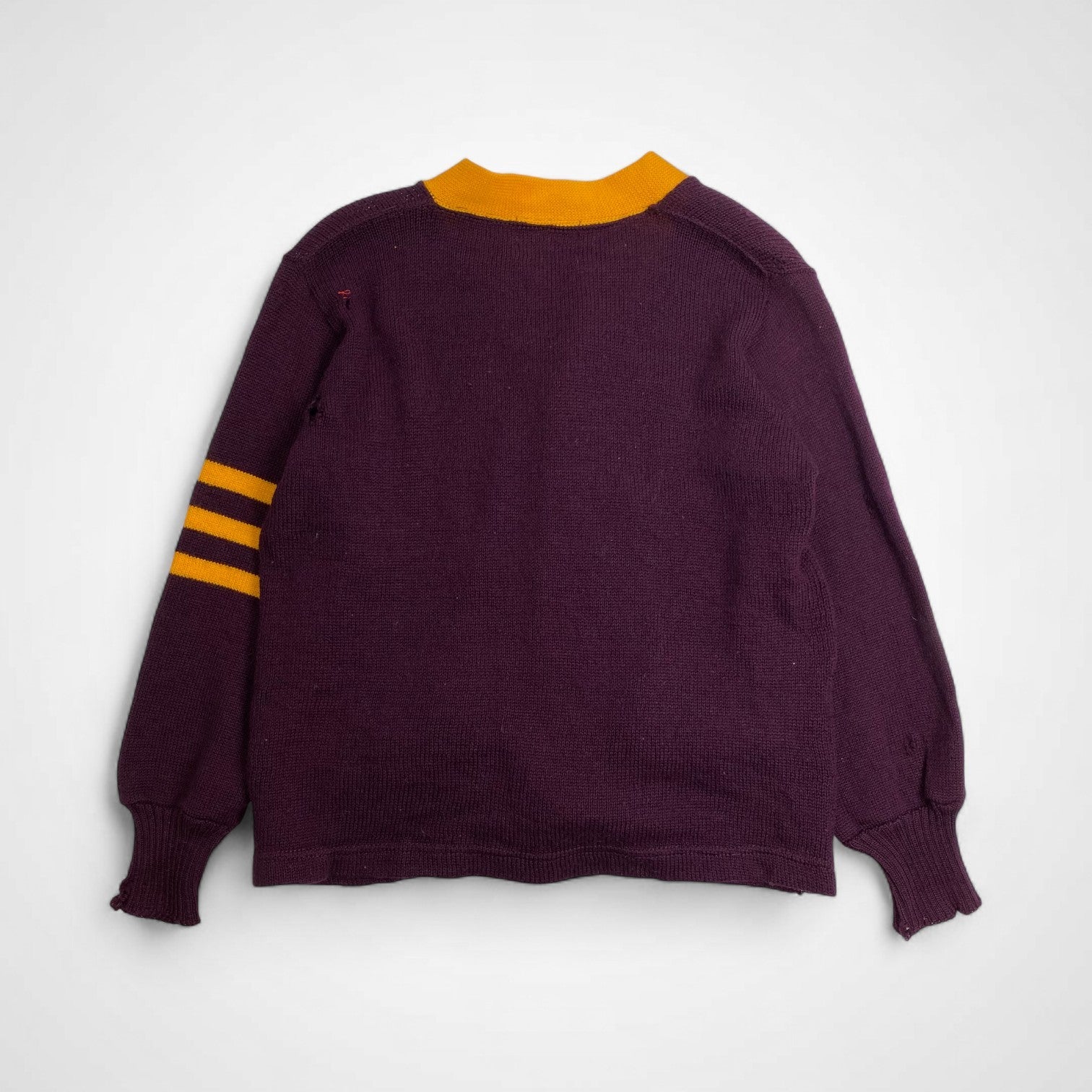 50s Stadium スタジアム / ヴィンテージ レタードカーディガン PURE WOOL SIZE:M程度