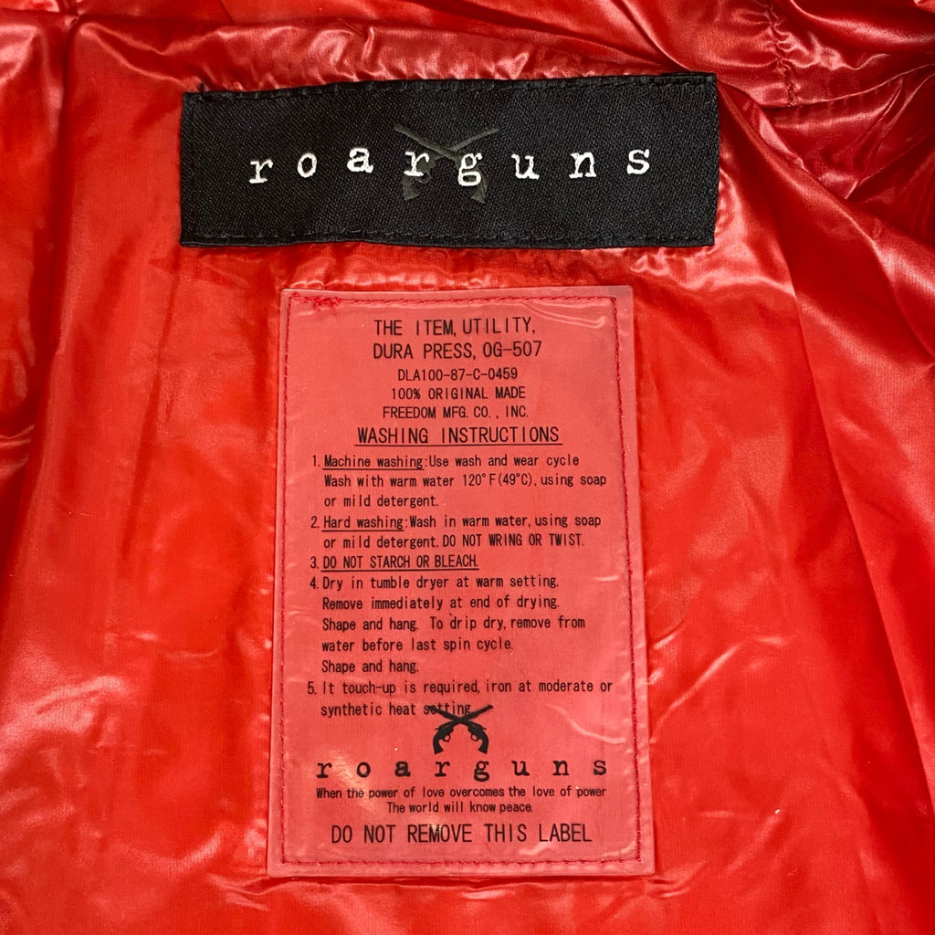 roarguns × zanter japan ロアー ザンター / LIGHT GOOSE SHELL DOWN JACKET ダウンジャケット オレンジ SIZE:3