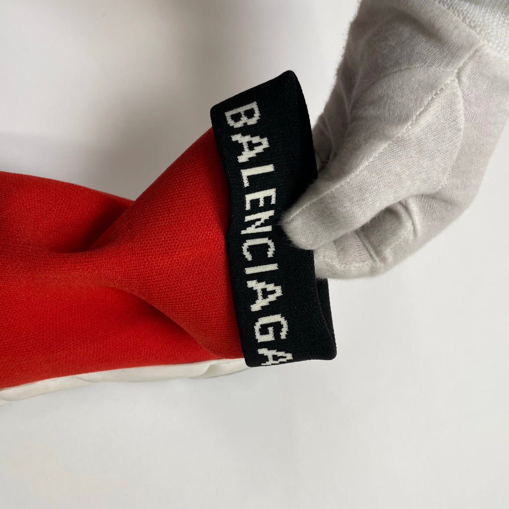 BALENCIAGA バレンシアガ / SPEED TRAINER CUFFED ロゴ レッド×ブラック 参考定価：130,000程度 SIZE:28.5