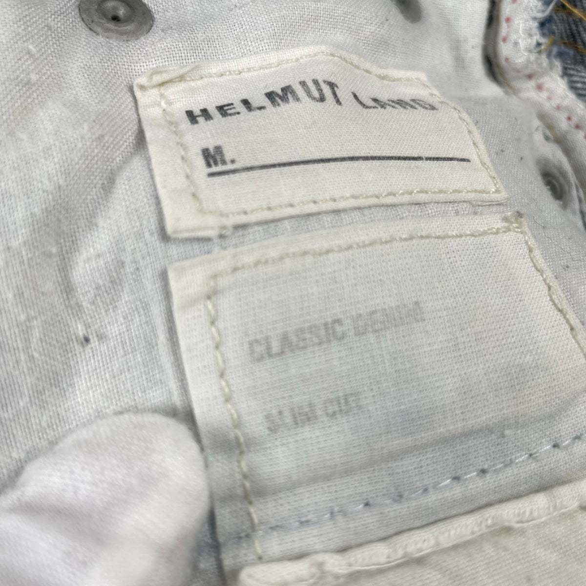 HELMUT LANG / ヴィンテージ CLASSIC DENIM SLIM CUT 本人期 SIZE:25