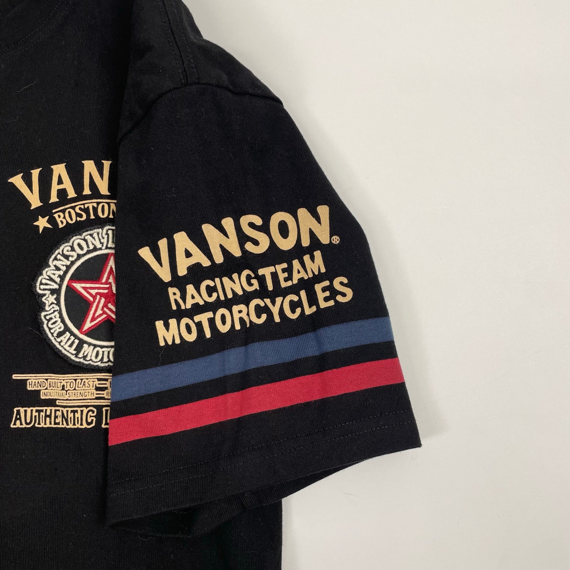 vanson / モーターサイクルTシャツ 参考定価：8,900+tax SIZE:L
