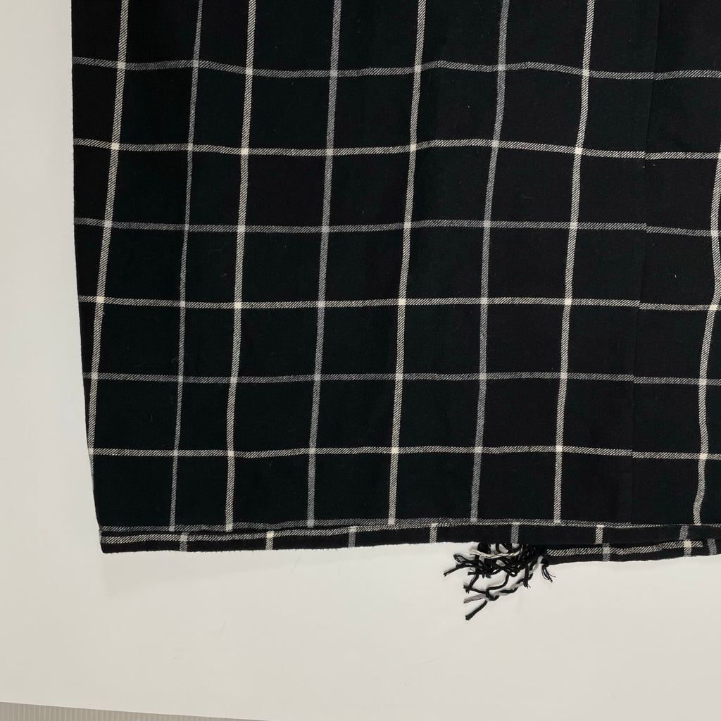 VIRGINIA BIZZI ヴァージニア ビッツィ / フリンジチェックライトコート H.P. FRANCE取り扱い 参考定価：60,000程度