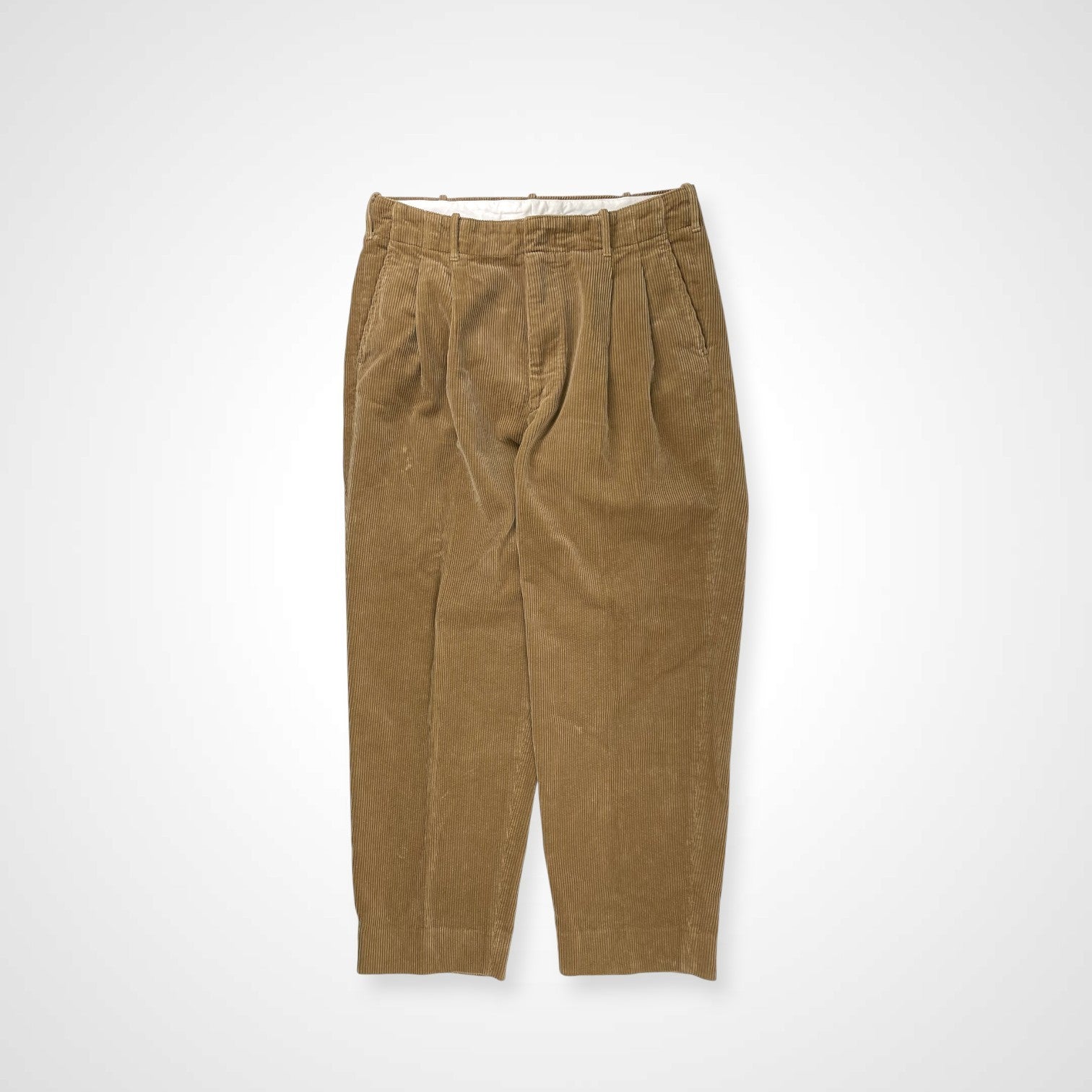 Steven Alan スティーブンアラン / 8Wヘビーウェイトコーデュロイツープリーツスラックス -BOLD  参考定価：20,000+tax SIZE：XL
