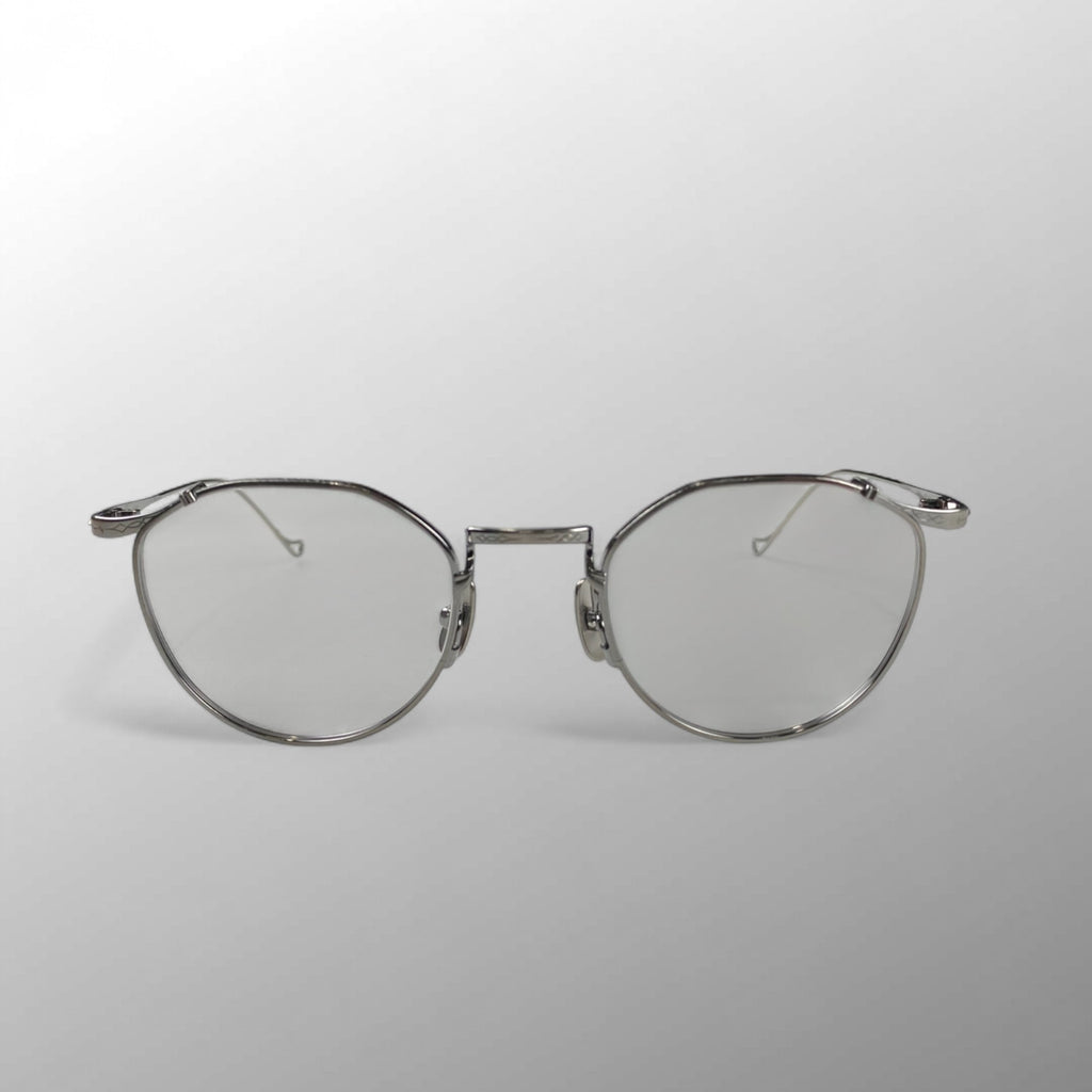 【極美品】 金子眼鏡 premium / KMP-24 ATS クラウンパント SILVER925 度なしクリアレンズ SIZE：47□21 137
