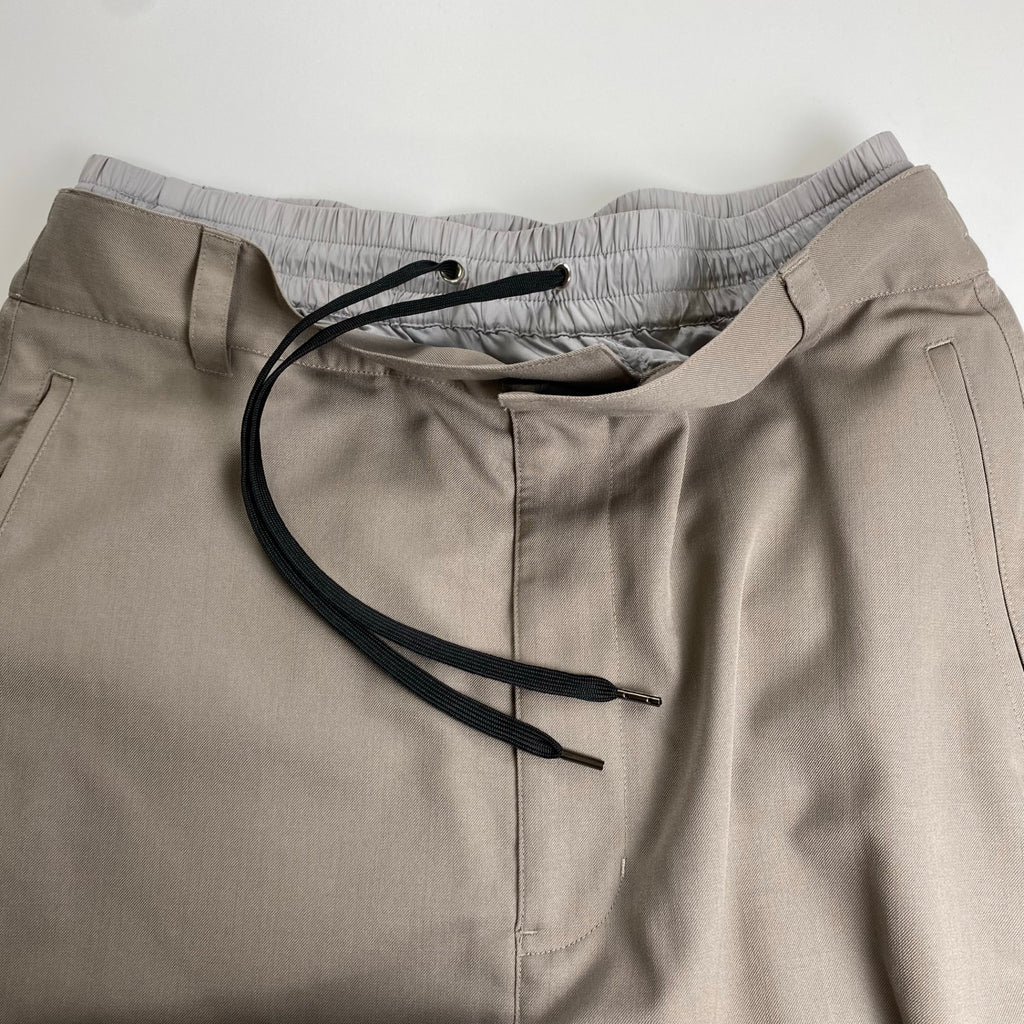 MAISON SPECIAL メゾンスぺシャル / ダブルウエスト サイドギャザー ワイドパンツ 参考定価：25,000+tax SIZE:1