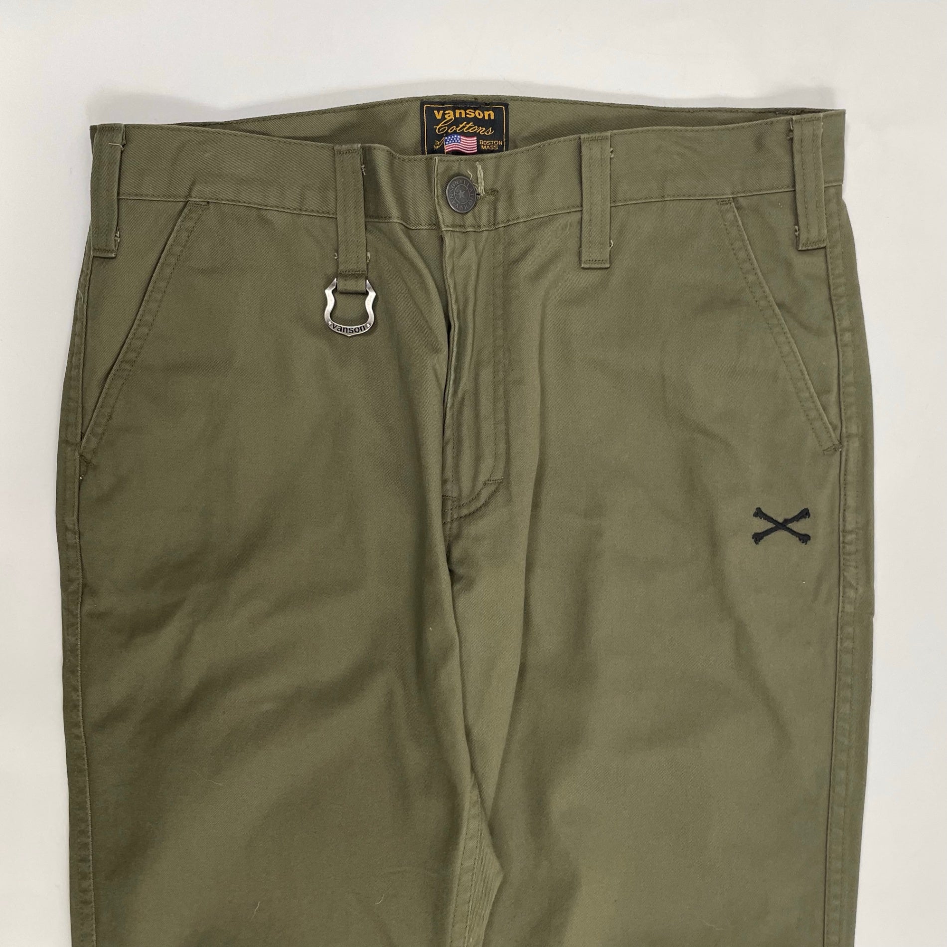 vanson / クロスボーンコットンチノパンツ 参考定価：13,800+tax SIZE:W32
