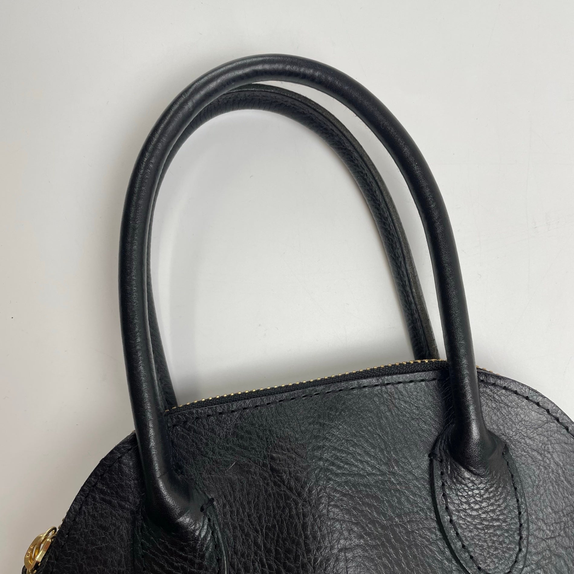 tandey タンデイ / クラウンレザーハンドバッグ ブラック 参考定価：17,000+tax
