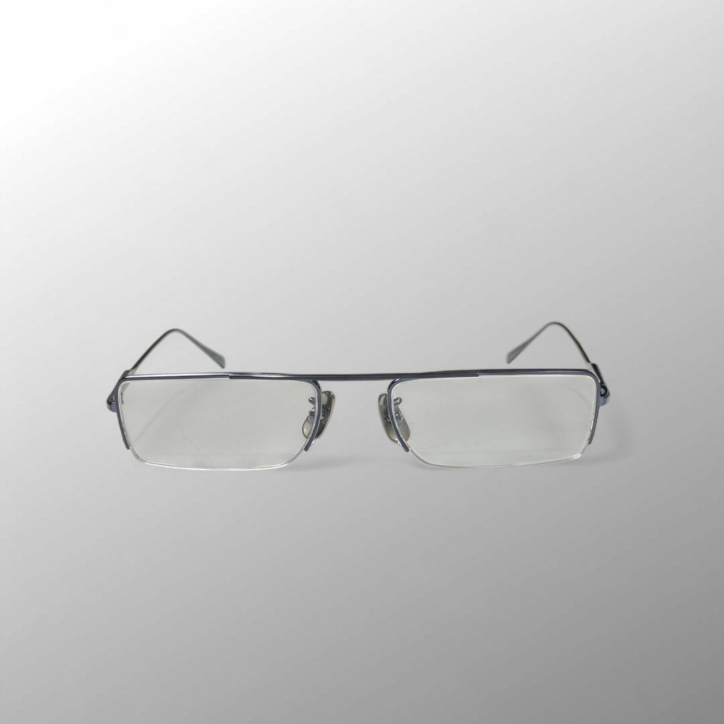 金子眼鏡 【METALシリーズ】 / ハイブリッジ ミニマル 伊達メガネ 度なしクリアレンズ入 参考定価：40,000+tax