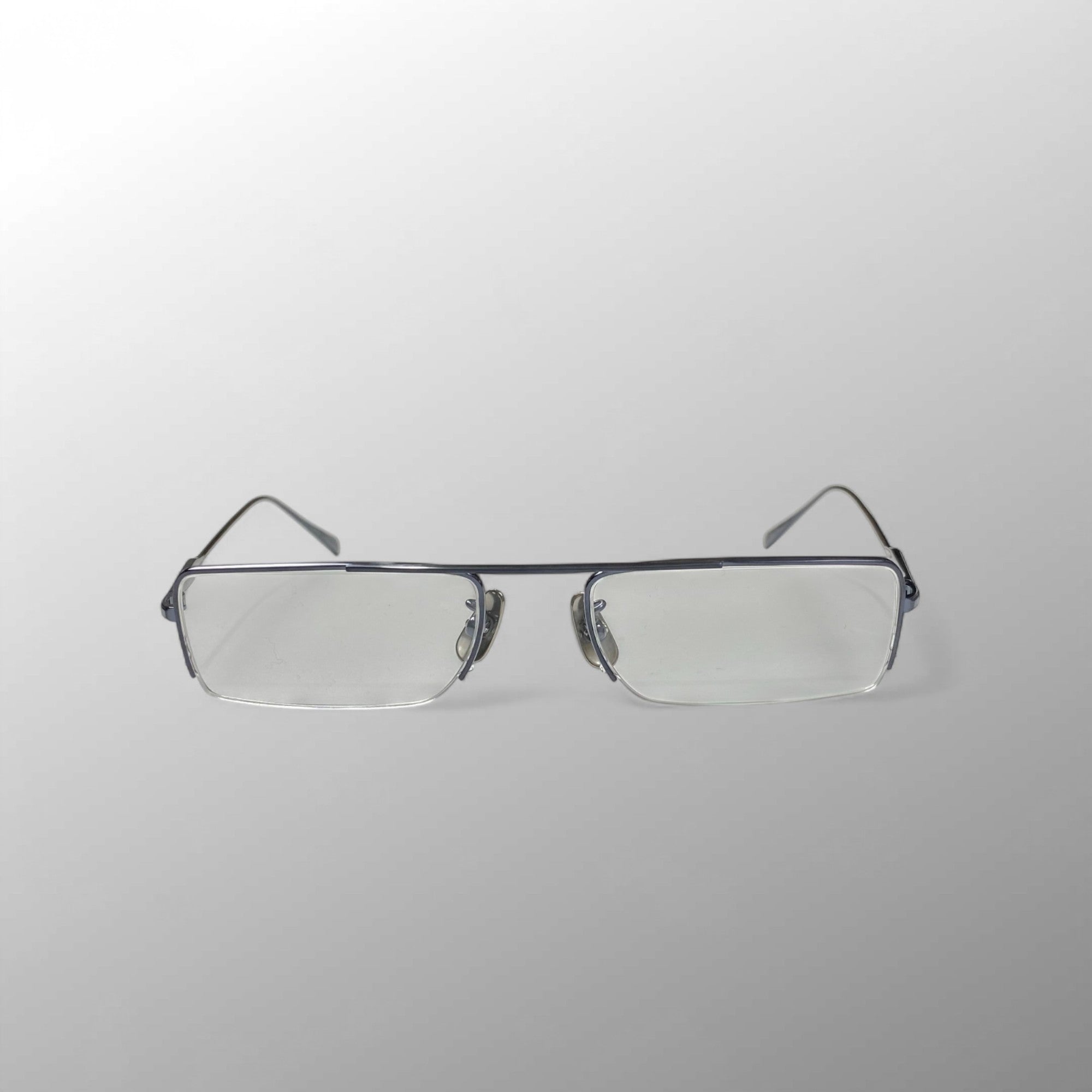 金子眼鏡 【METALシリーズ】 / ハイブリッジ ミニマル 伊達メガネ 度なしクリアレンズ入 参考定価：40,000+tax