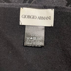 GIORGIO ARMANI ジョルジオアルマーニ / チェック柄ウールストール バイカラー 参考定価：40,000程度  SIZE:165×35.5