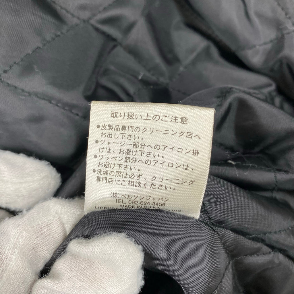 VAN JACKET ヴァン ヂャケット / ヴィンテージスタジャン 背面ロゴ デコレーション SIZE：M