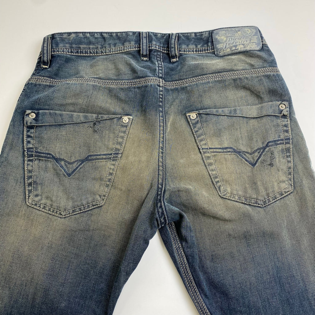 DIESEL ディーゼル / KROOLEY 0660Q ヘリンボーン デニムパンツ SIZE:W27 L30