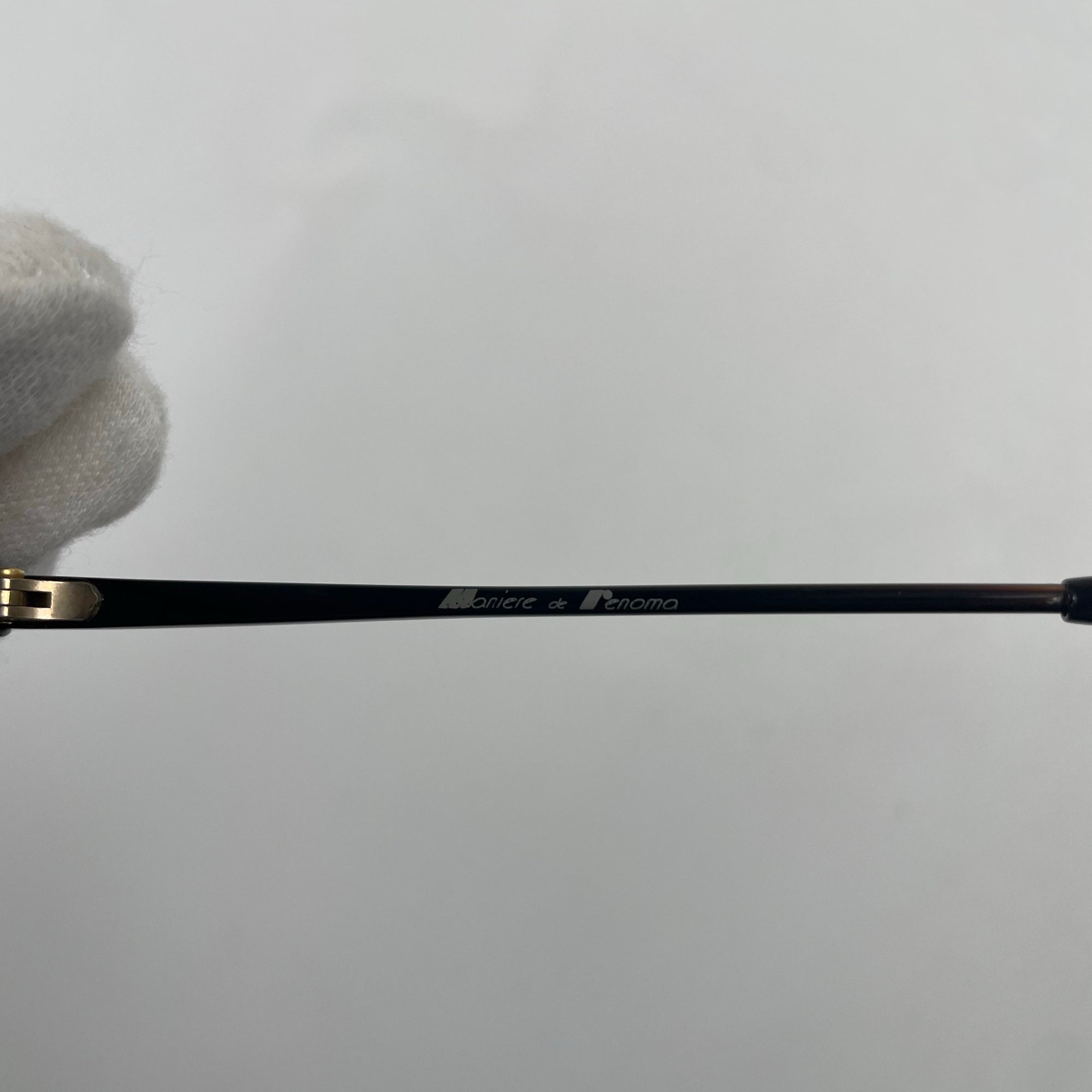 Maniere de renoma マニエール デュ レノマ / ヴィンテージオーバルサングラス レンズ無し SIZE：51□19-145