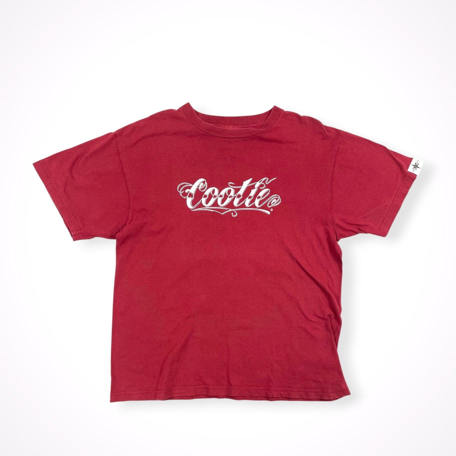 COOTIE / 筆記体ロゴTEE SIZE：L程度