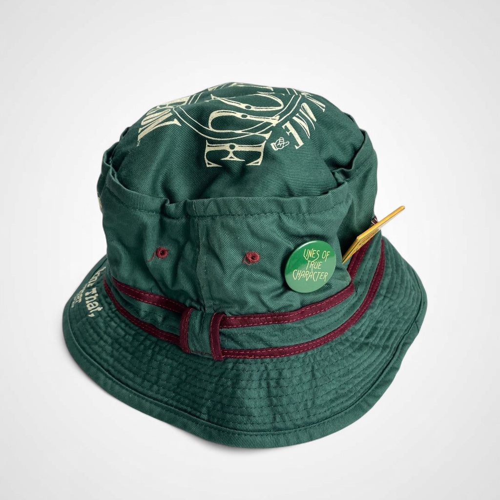 VINTAGE ヴィンテージ / 90s GENUINE ANTIQUE PERSON バケットハット 缶バッジ付