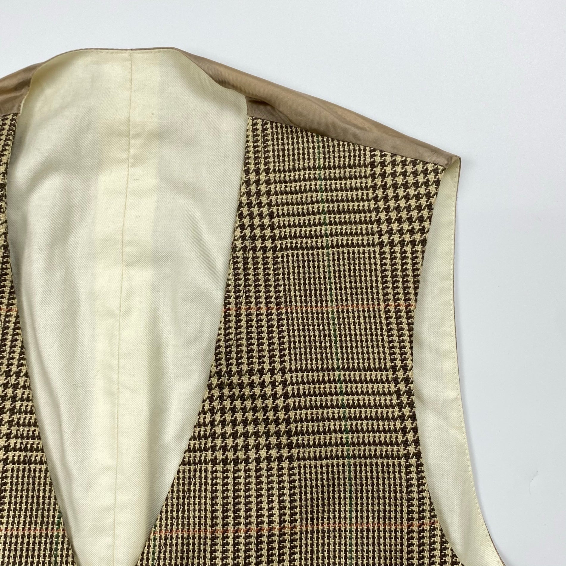 【HARITAGE ICON】 Polo by Ralph Lauren ポロ バイ ラルフローレン / リネン100％ ツイードベスト ジレ 参考定価：70,000程度 SIZE：36S