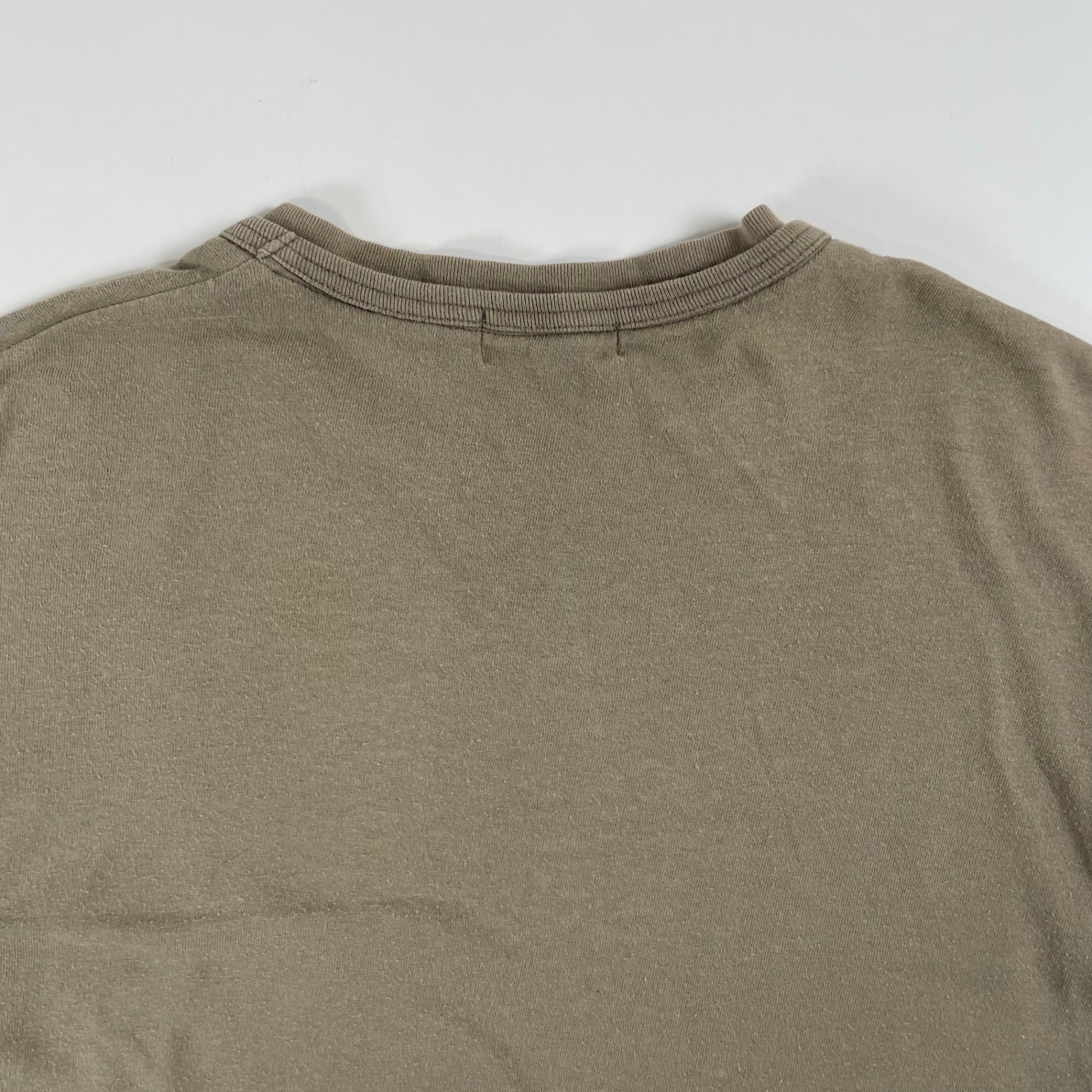 yohji yamamoto POUR HOMME / フェード二重襟Tシャツ SIZE:3
