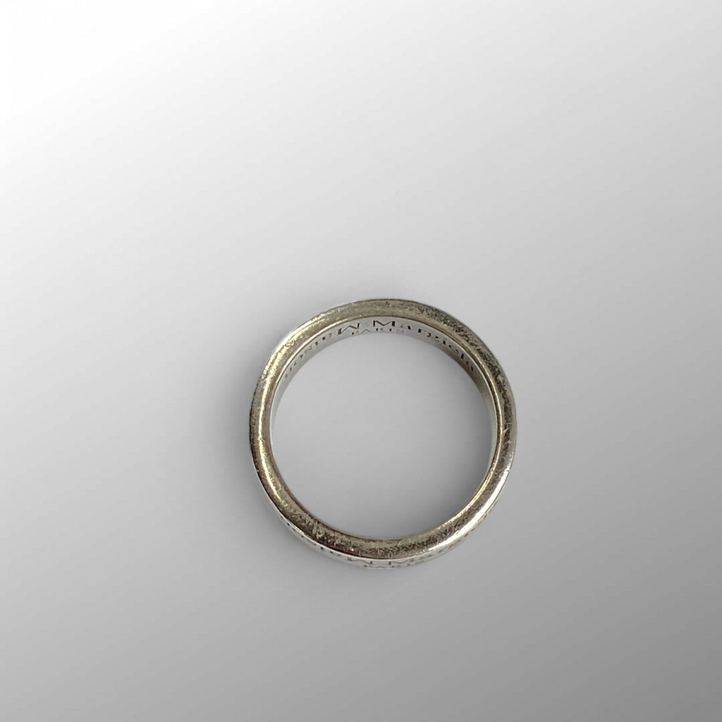 【クリーニング済】 Maison Margiela メゾンマルジェラ / Reverse Logo Ring リバースロゴ リング SIZE：20号