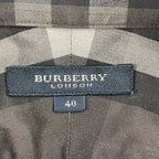 BURBERRY LONDON / ボタンダウンチェックシャツ SIZE：40