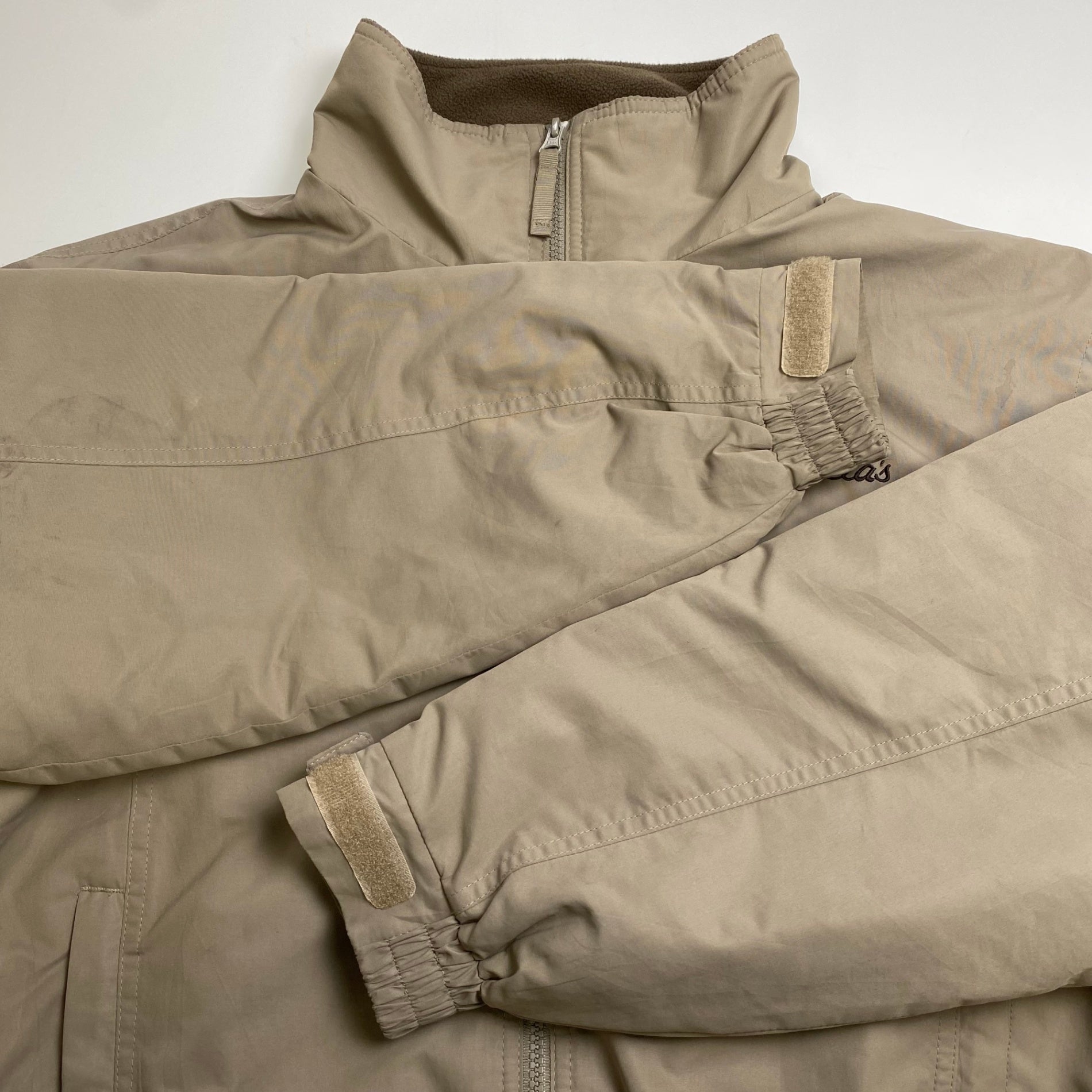 Cabela's カベラス / 古着 アウトドア ジップアップジャケット ベージュ SIZE：M