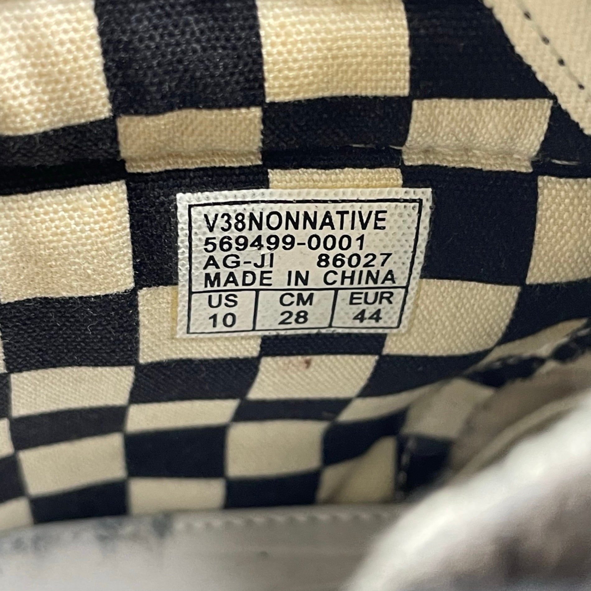 VANS × nonnative ヴァンズ ノンネイティブ / コラボ SK8-HI ローカットスニーカー 箱・替え紐付 SIZE:28cm
