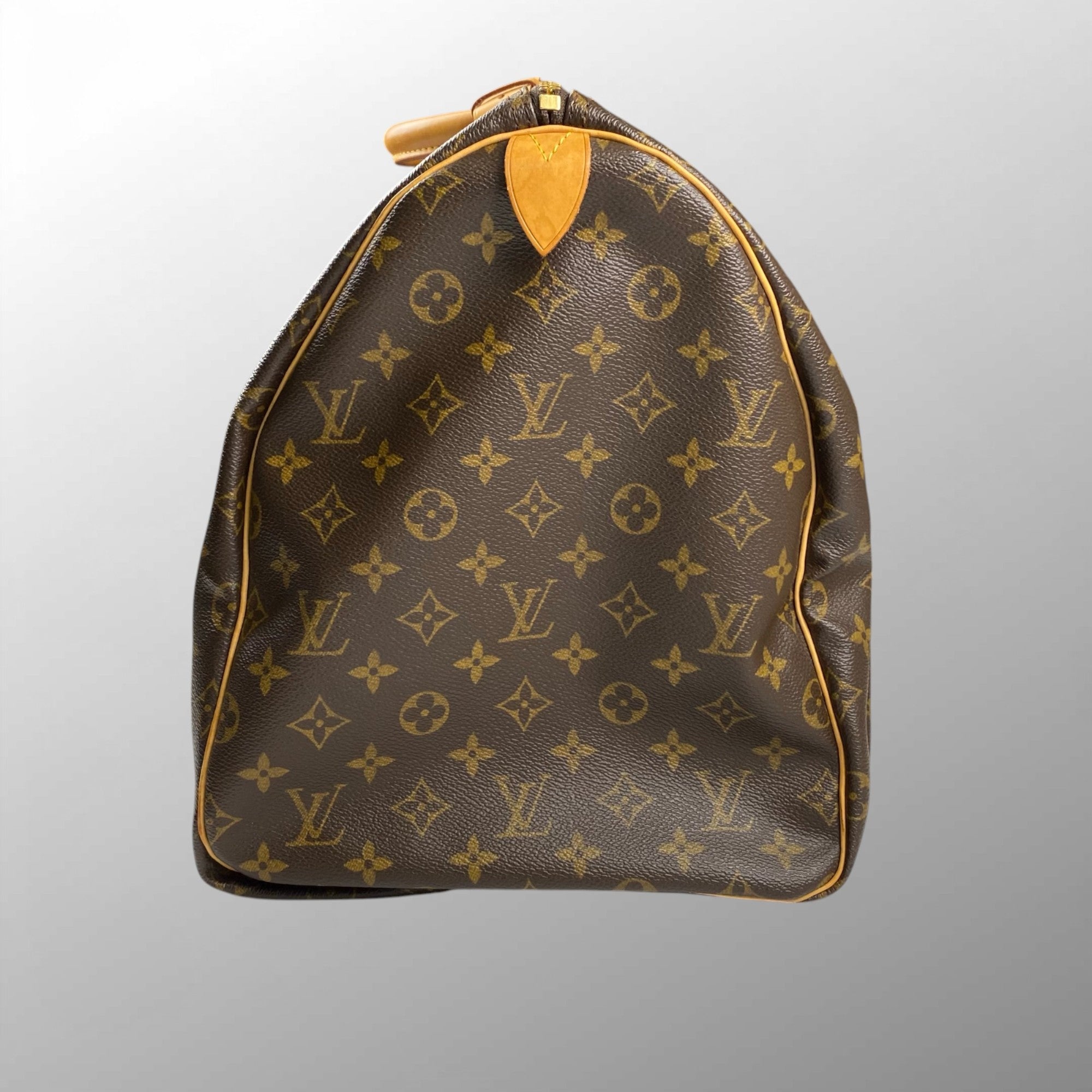 【鑑定済・美品】 LOUIS VUITTON ルイ ヴィトン / キーポル55 M41424 ボストンバッグ モノグラムキャンバス ブラウン 茶
