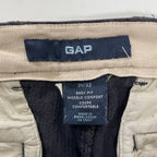 OLD GAP オールドギャップ / 00s 太畝コーデュロイ2タックワイドパンツ ブラック SIZE:31/32