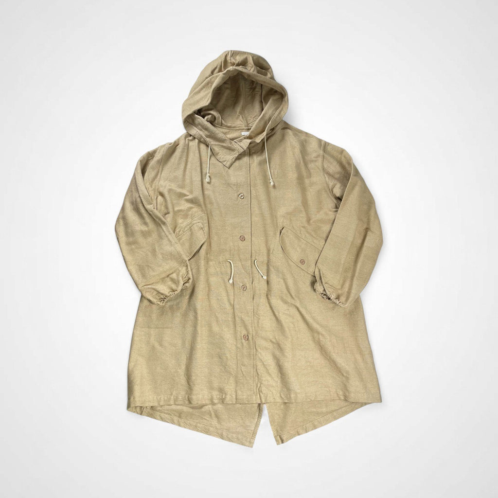 SEEALL シーオール / NIGHT DESERT TYPE PARKA シルク100％ ミリタリーパーカー ジャケット 参考定価：50,000程度 SIZE:44